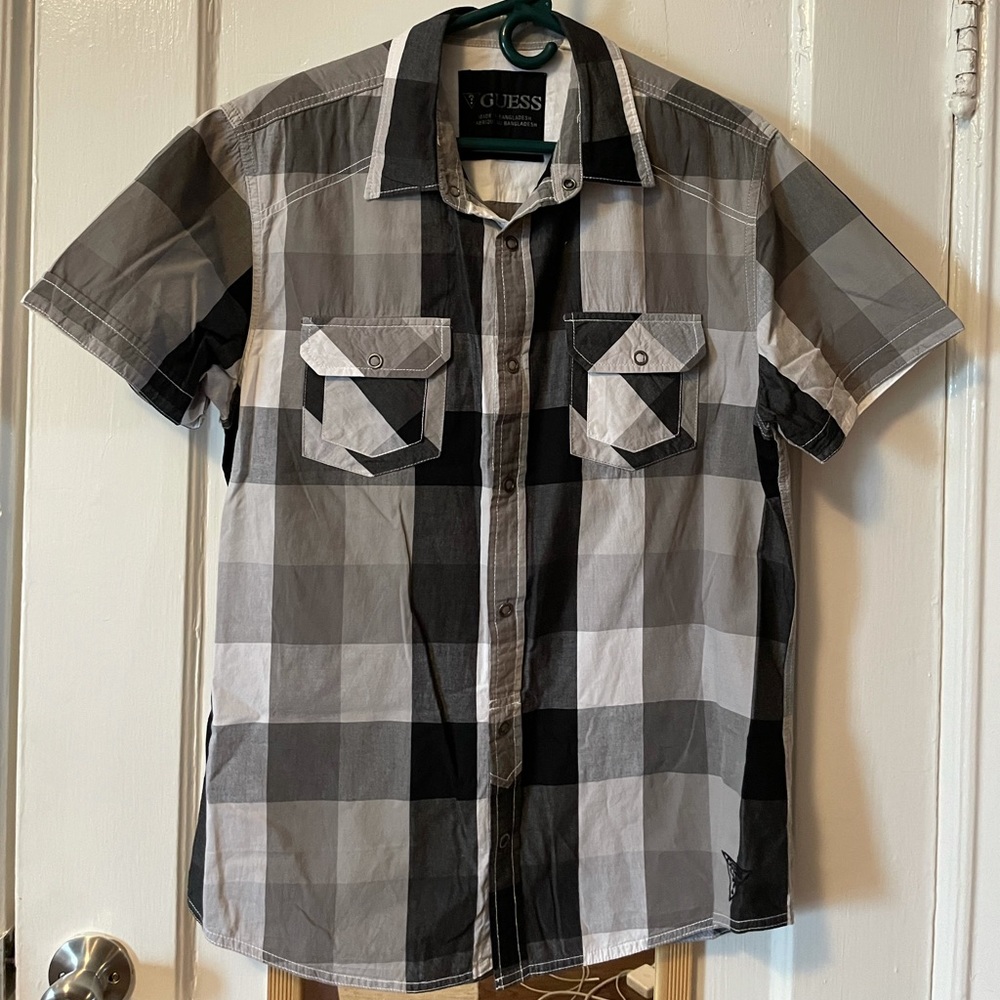 Guess men’s shirt short sleeve